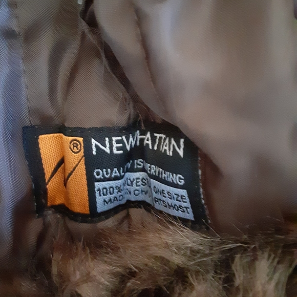 Orange Trooper Trapper Faux Fur Winter Hat - Picture 3 of 7